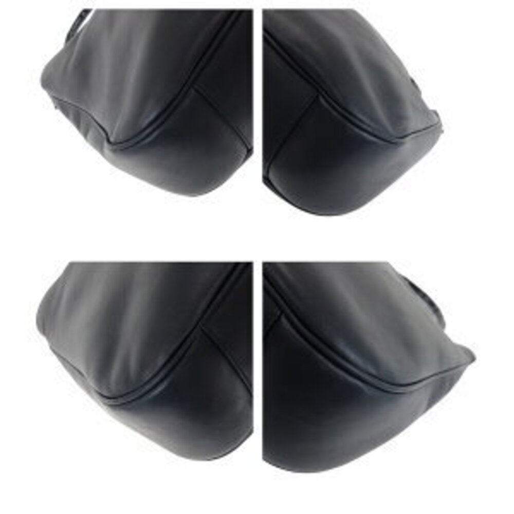 Gucci Bamboo Black Top Handle Bag Shoulder Leather - Picture 3 of 10